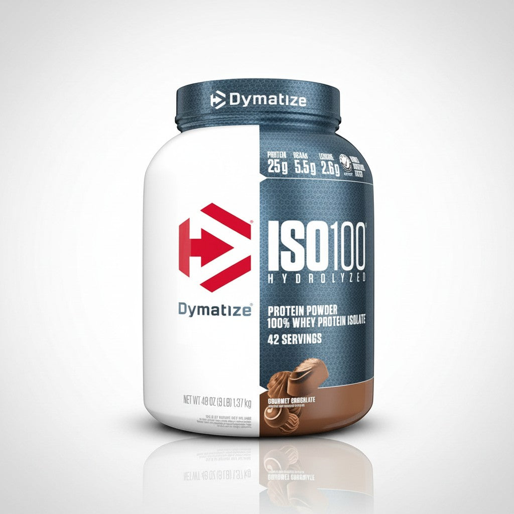 Dymatize ISO100 Hydrolyzed Whey Protein Fudge Brownie 3 lb (1.37kg) | 100% Whey Protein Isolate
