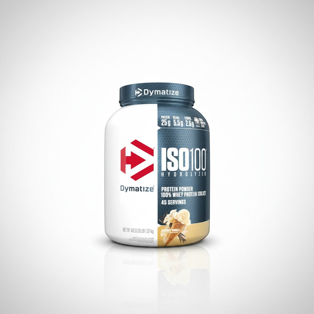 Dymatize ISO100 Hydrolyzed Whey Protein Fudge Brownie 3 lb (1.37kg) | 100% Whey Protein Isolate
