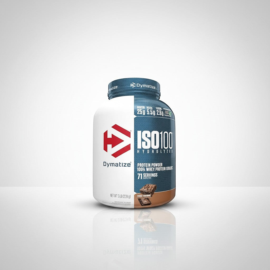 Dymatize ISO100 Hydrolyzed Whey Protein Gourmet Vanilla 5 lb (2.3kg) | 100% Whey Protein Isolate