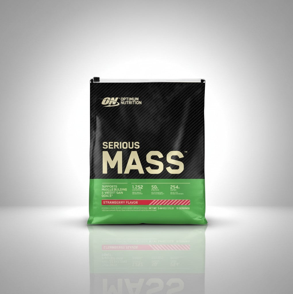 Optimum Nutrition Serious Mass 5.44kg (16 Servings) | High-Calorie Mass Gainer for Muscle & Strength
