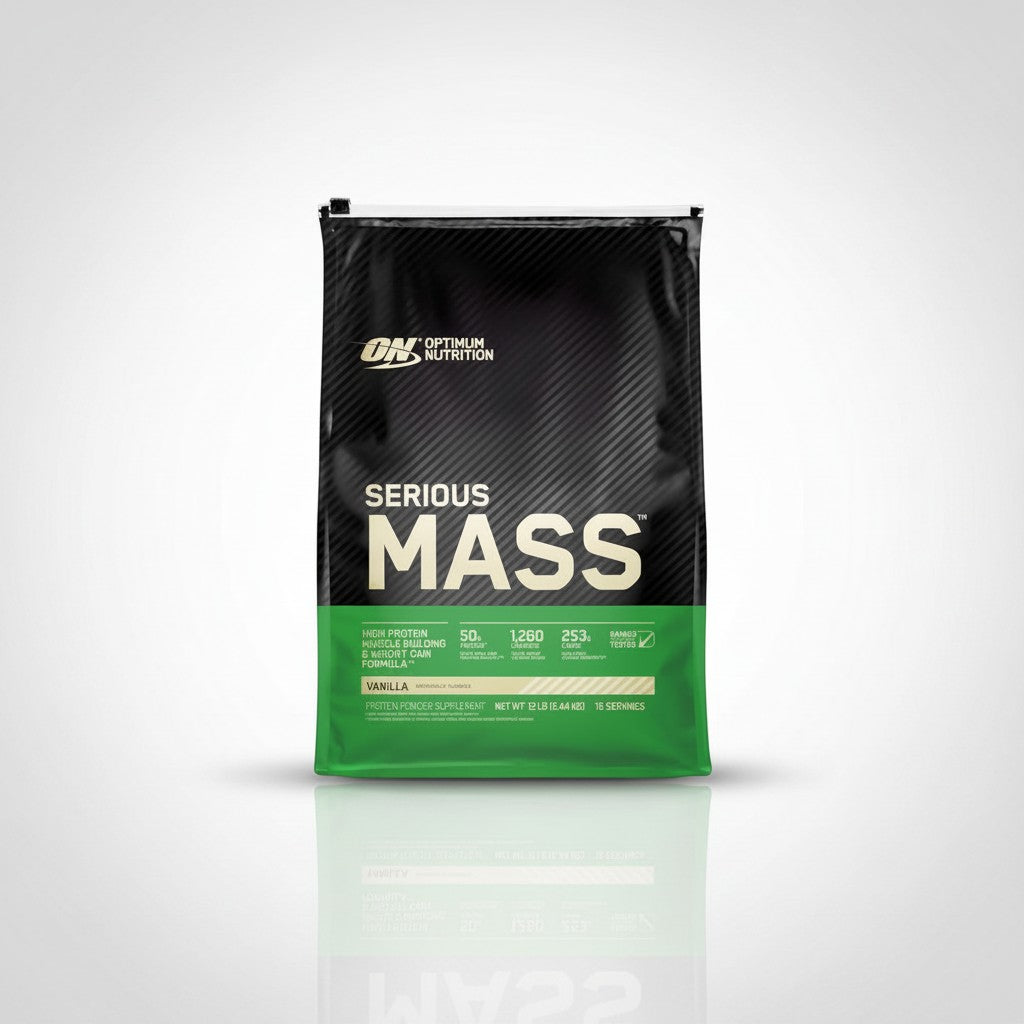 Optimum Nutrition Serious Mass 5.44kg (16 Servings) | High-Calorie Mass Gainer for Muscle & Strength