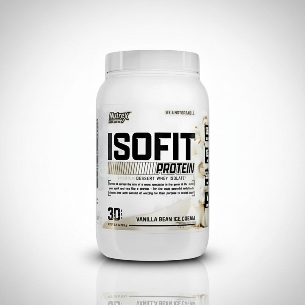 Nutrex IsoFit Protein Bananas Foster Whey Isolate | Premium Whey Protein